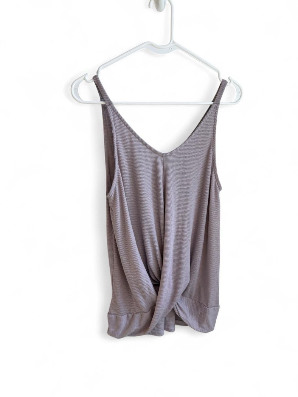 Blu Pepper Taupe Twist-Front Camisole